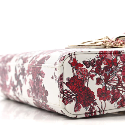 Christian Dior Calfskin Le Coeur Des Papillons Small Lady D-Joy White 9 of 12