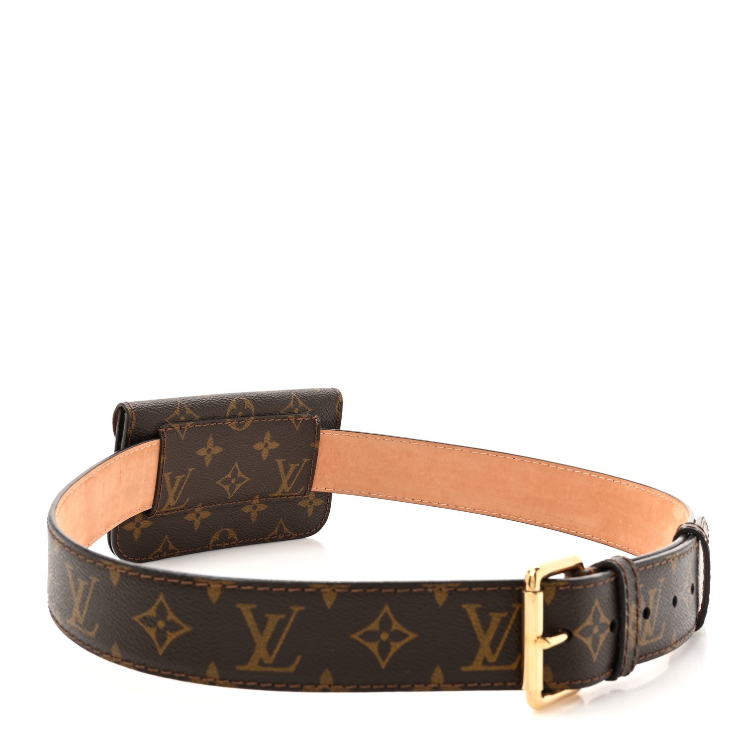 Louis Vuitton Monogram Ceinture Pochette Solo 100 40 Belt 3 of 14