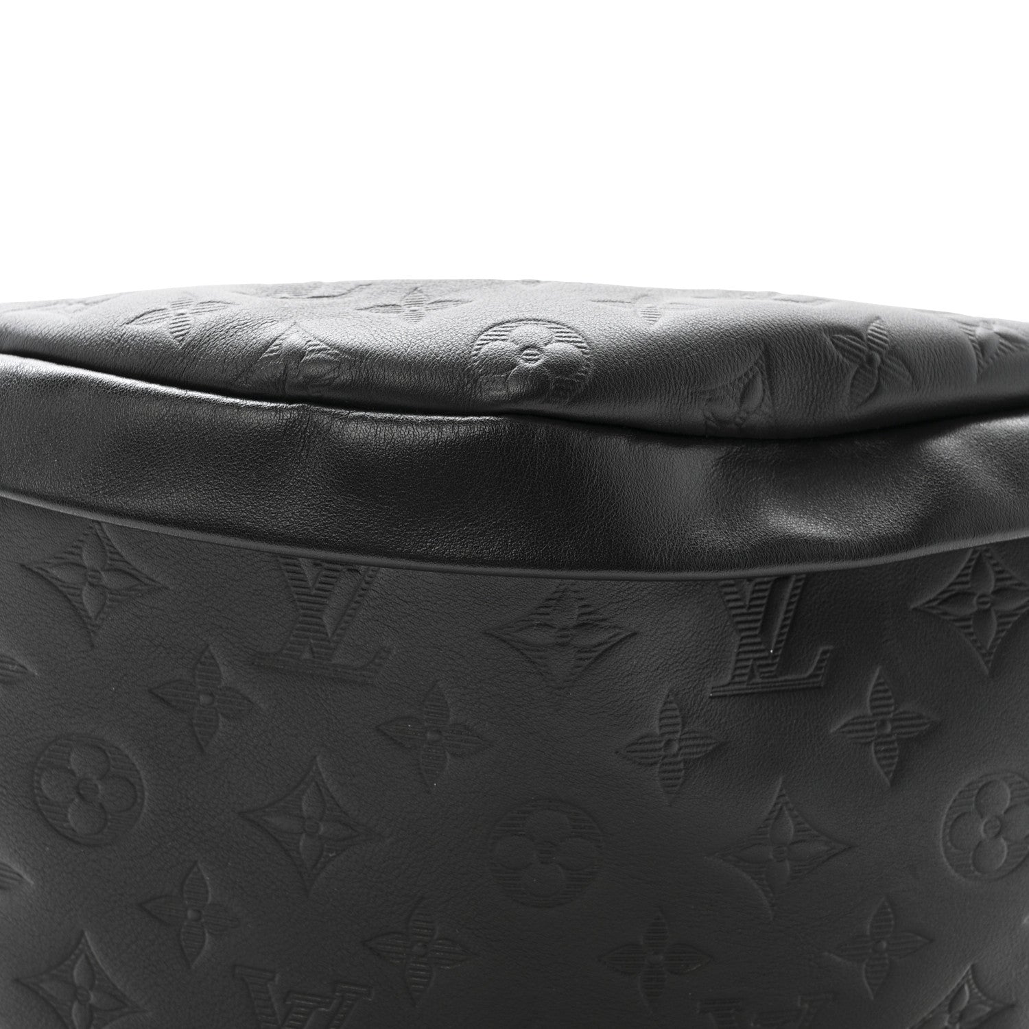 Louis Vuitton Calfskin Monogram Shadow Discovery Bumbag Black 7 of 10