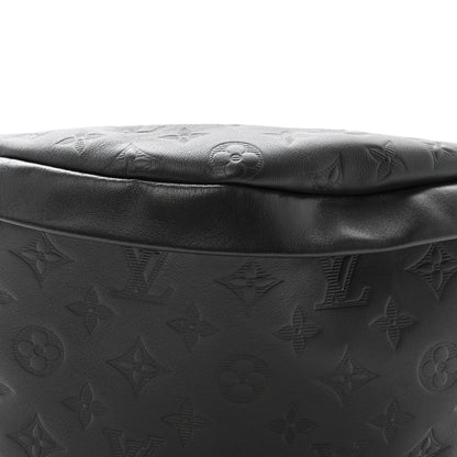Louis Vuitton Calfskin Monogram Shadow Discovery Bumbag Black 7 of 10