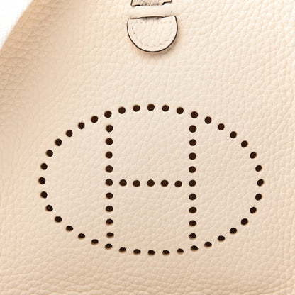 Hermes Taurillon Clemence Amazone Evelyne TPM Nata Craie 9 of 10