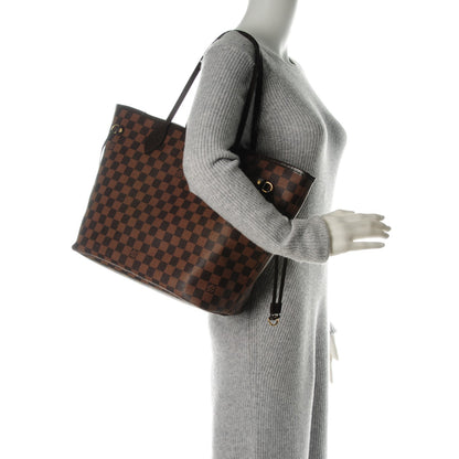Louis Vuitton Damier Ebene Neverfull MM 2 of 9