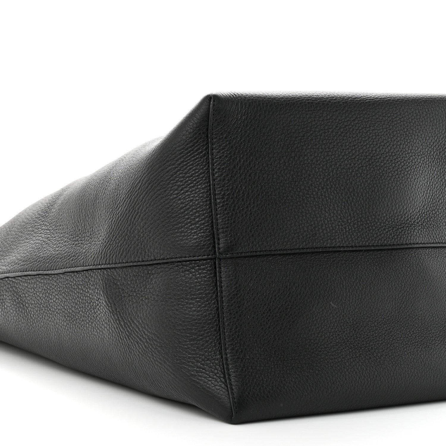 The Row Grained Calfskin Large N/S Park Tote Black 7 of 8