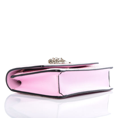 Versace Vitello Crystal Palazzo Evening Bag Pink 3 of 9