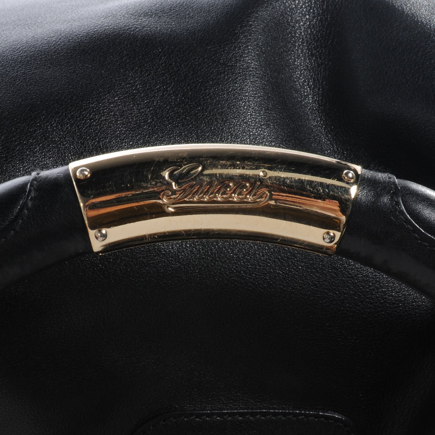 Leather Large Indy Top Handle Bag Black
