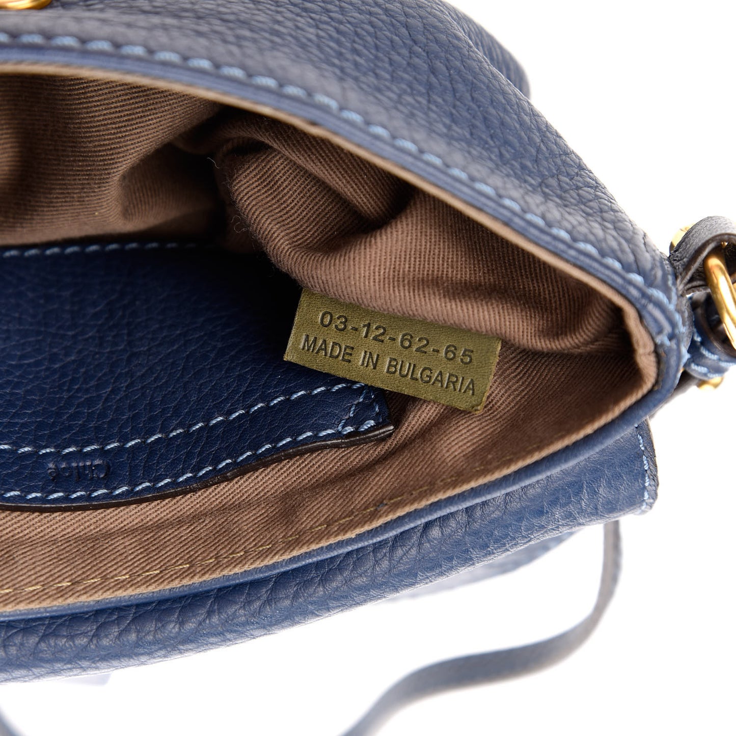 Calfskin Marcie Pochette Crossbody Bag Scuba Blue