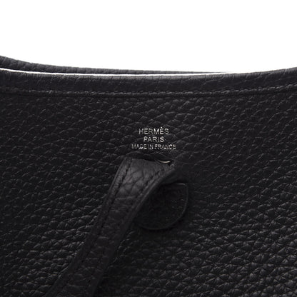 Hermes Taurillon Clemence Evelyne TPM Black 5 of 9