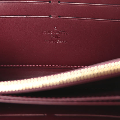 Louis Vuitton Vernis Zippy Wallet Rouge Fauviste 6 of 7