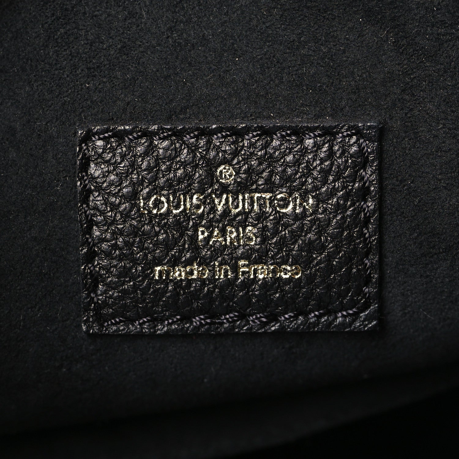 Louis Vuitton Calfskin Lockme Bucket MM Black 6 of 8