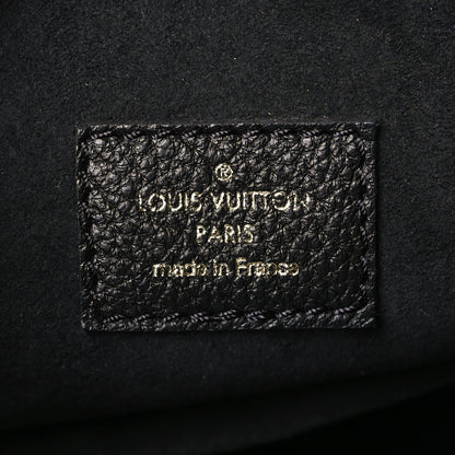 Louis Vuitton Calfskin Lockme Bucket MM Black 6 of 8
