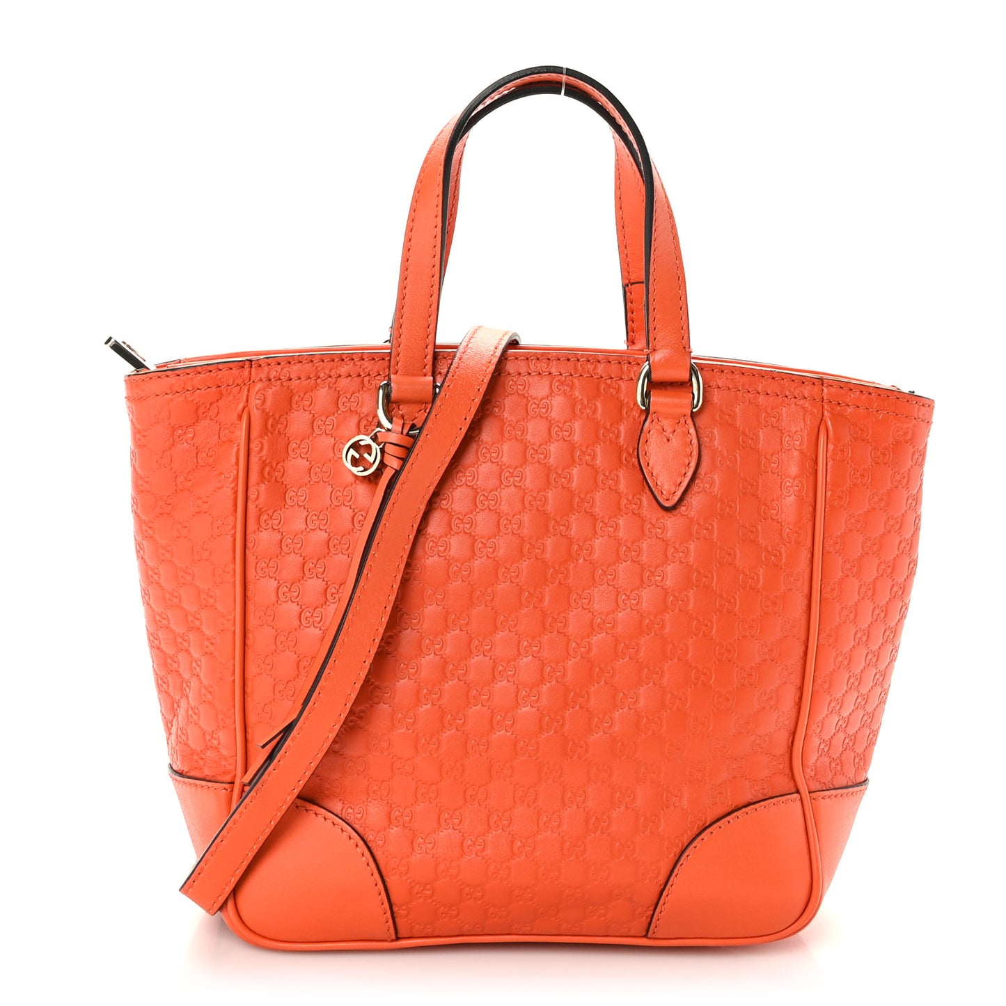 Microguccissima Small Bree Tote Sun Orange