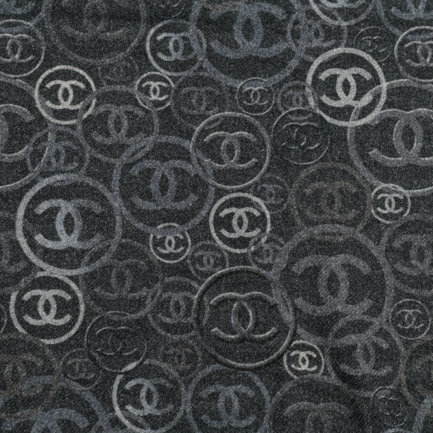Cashmere Quilted Print CC Scarf Grey Multicolor