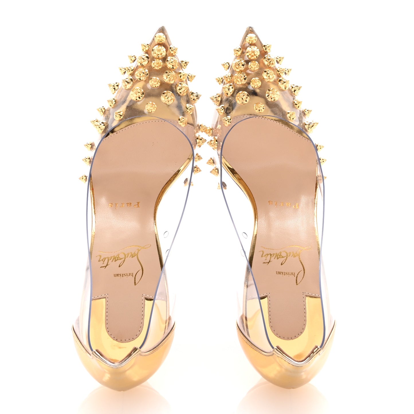 PVC Patent Collaclou 100 Pumps 35 Gold