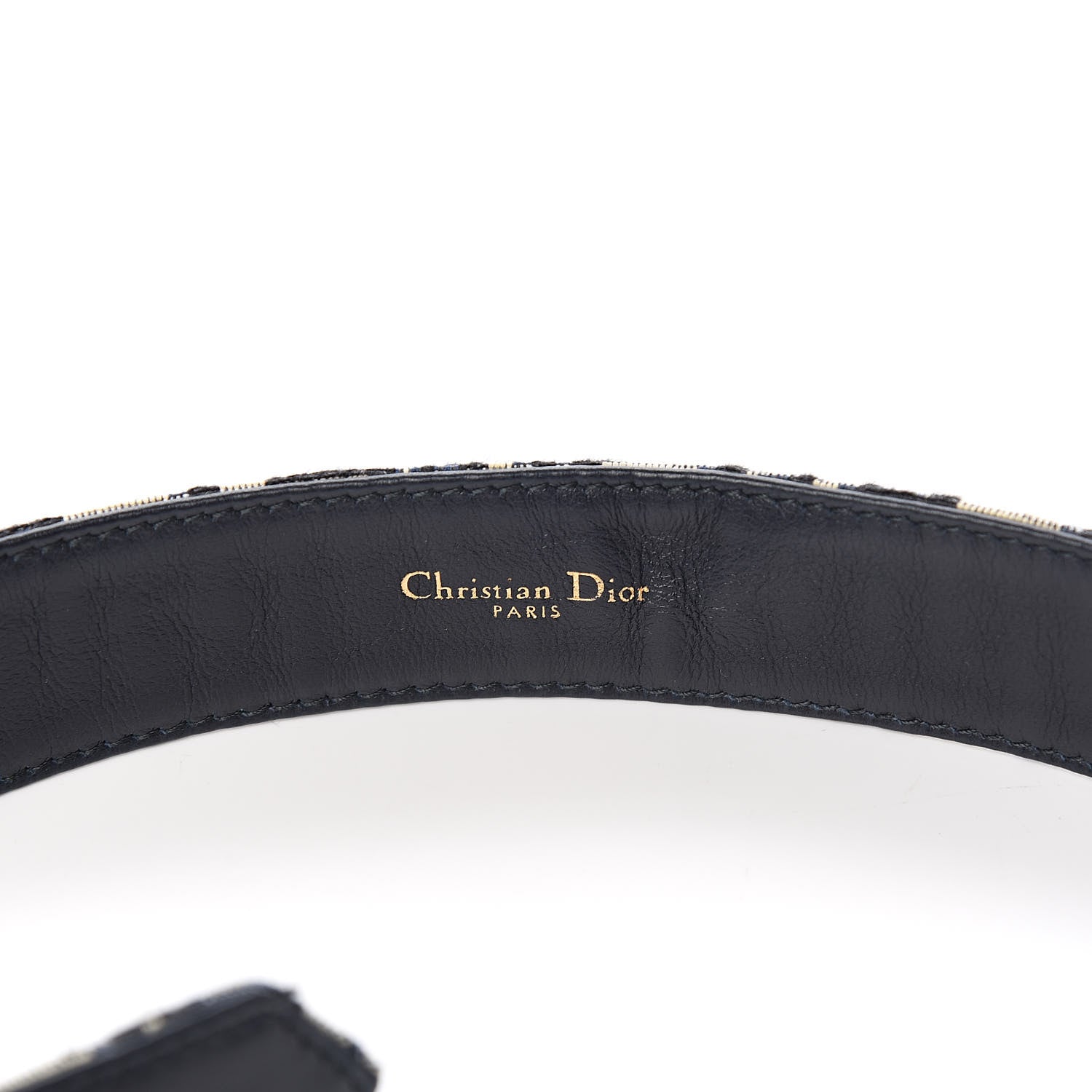 Christian Dior Oblique 35mm Diorquake Belt 90 Blue Multi 7 of 7