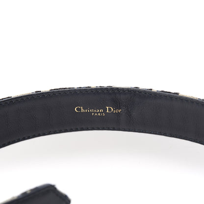 Christian Dior Oblique 35mm Diorquake Belt 90 Blue Multi 7 of 7