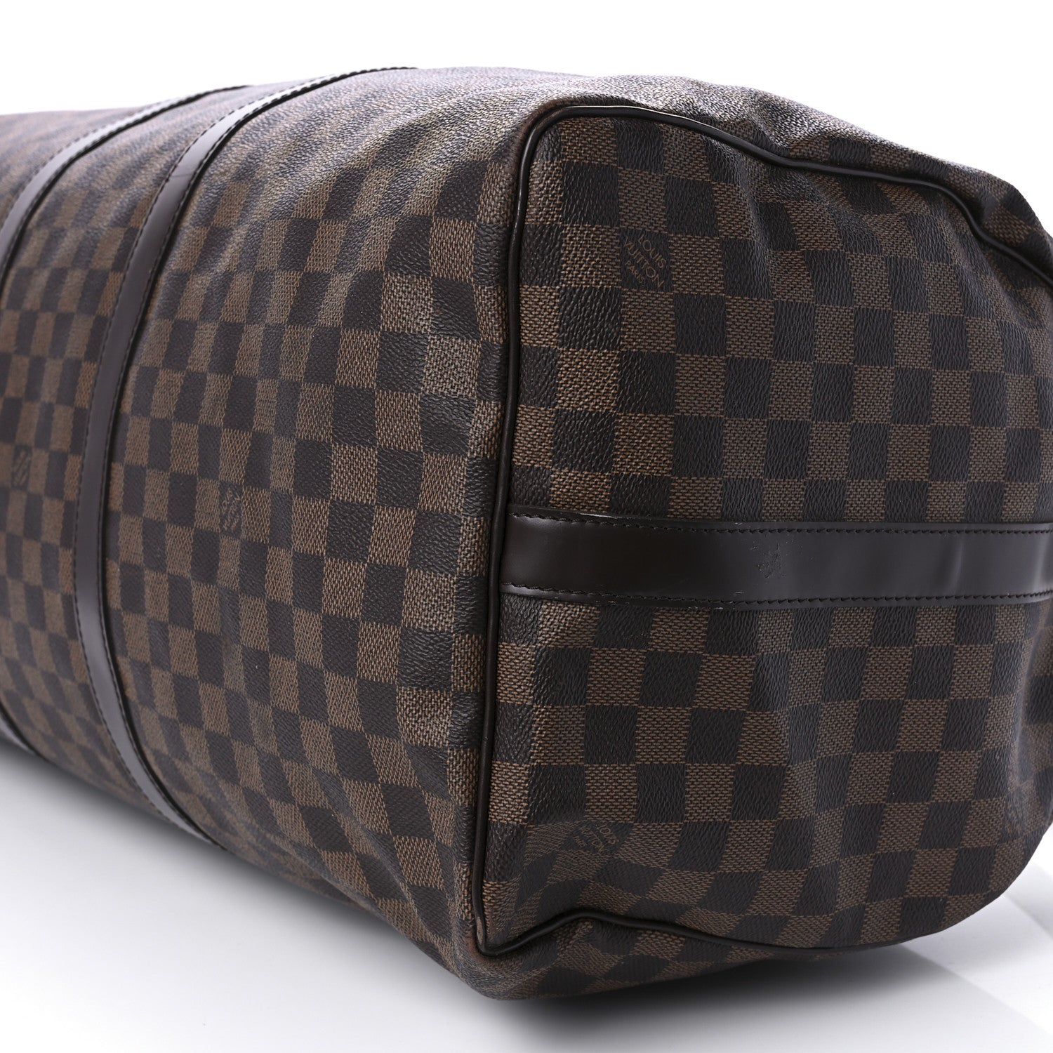 Louis Vuitton Damier Ebene Keepall Bandouliere 55 10 of 13