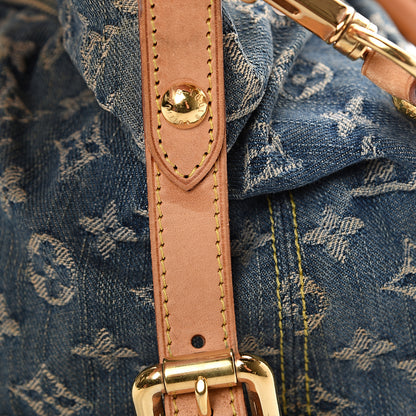 Louis Vuitton Denim Neo Cabby MM Blue 14 of 16