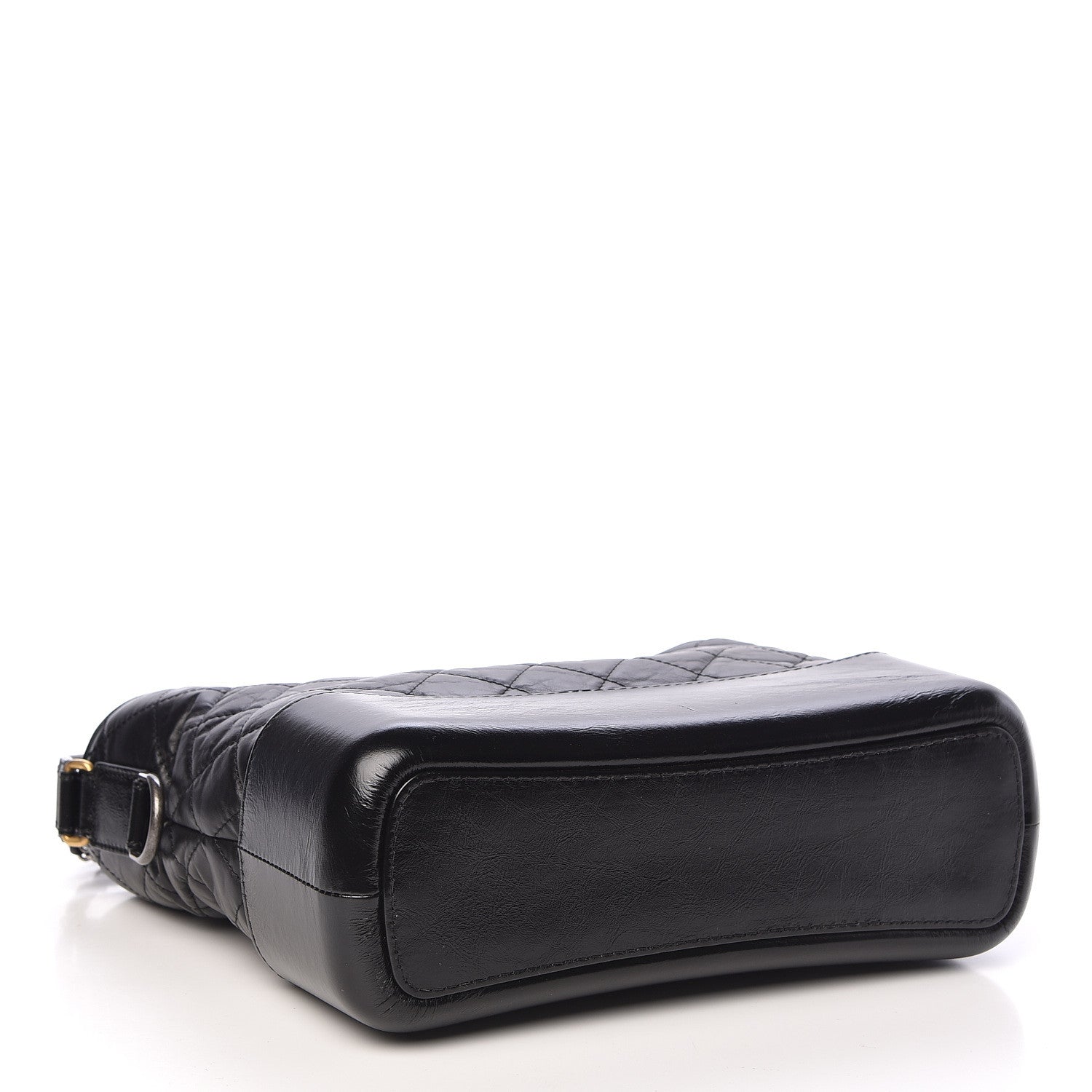 Chanel Aged Calfskin Quilted Medium Gabrielle Hobo Black 4 of 10