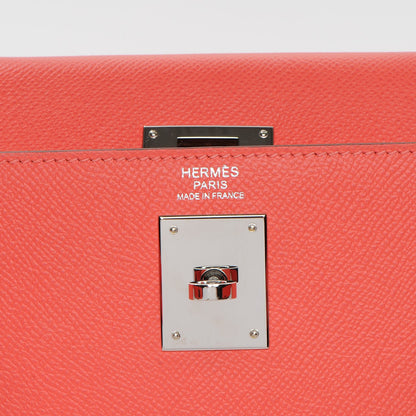 Hermes Epsom Kelly Sellier 32 Rose Jaipur 13 of 33
