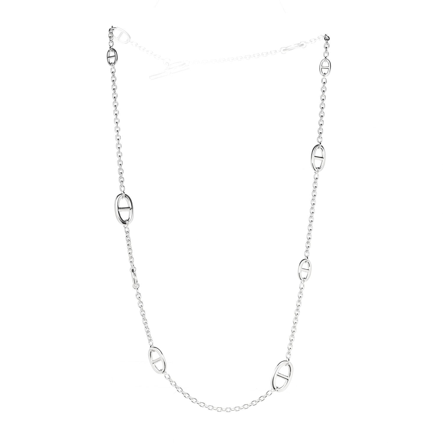 Hermes Sterling Silver Farandole Necklace 80 3 of 6