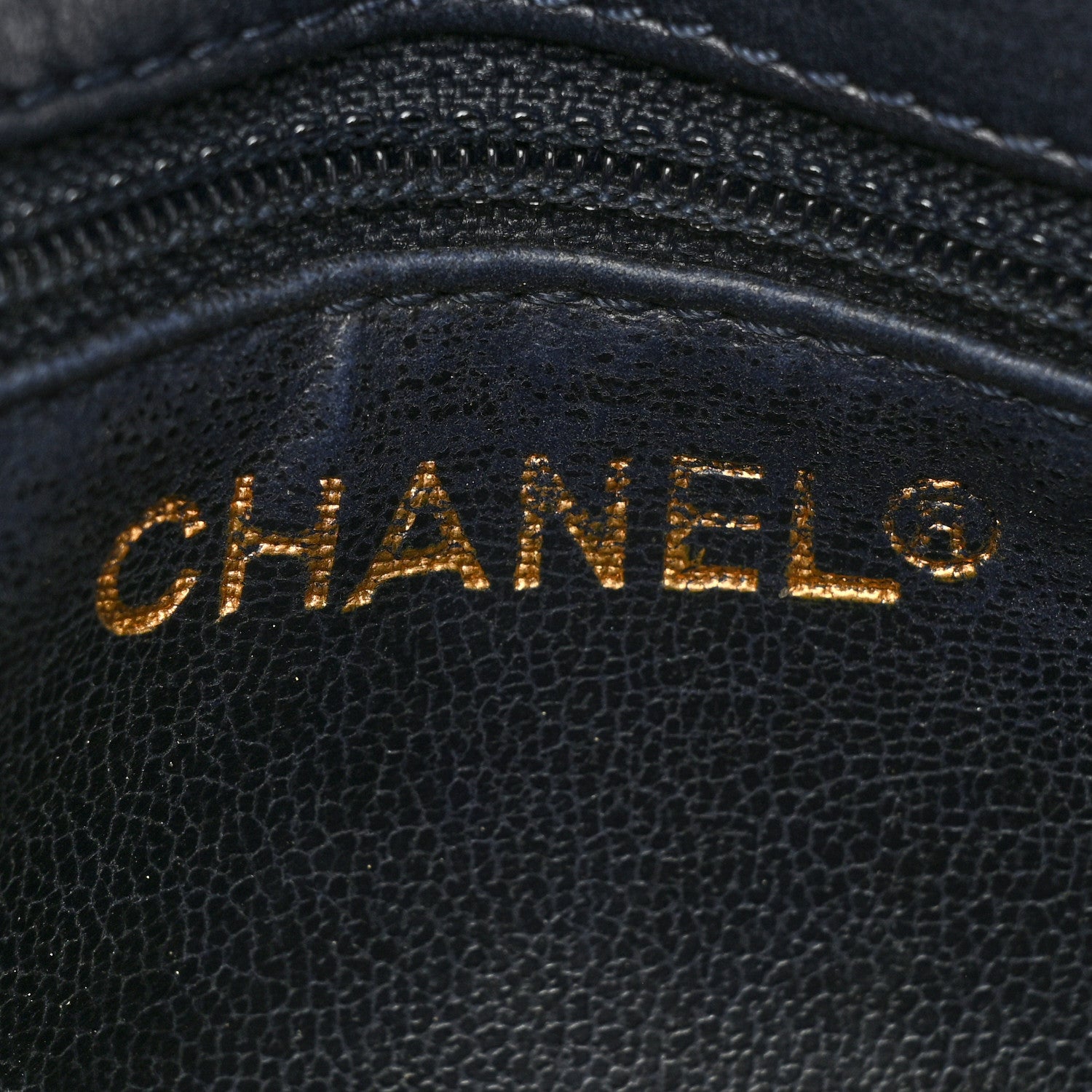 Chanel Lambskin Quilted Flap Waist Belt Bag 70 28 Navy 7 of 17