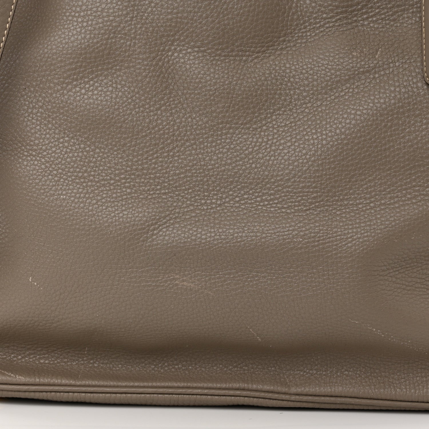 Prada Vitello Daino Zippered Tote Argilla 11 of 14