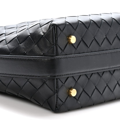 Bottega Veneta Calfskin Nappa Intrecciato Mini Wallace Black 10 of 11