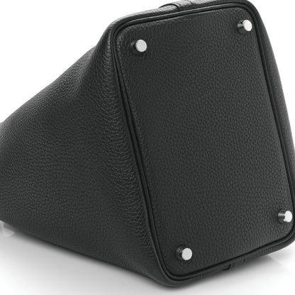 Hermes Taurillon Clemence Picotin Lock 18 PM Black 8 of 9