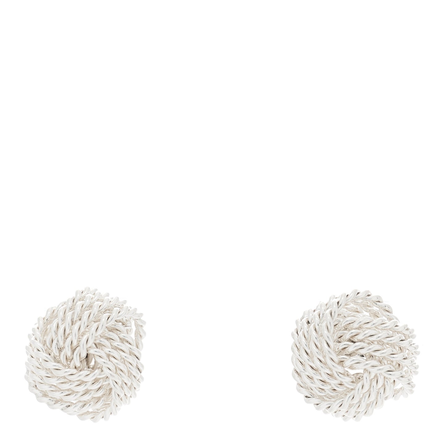 Sterling Silver Twist Knot Earrings