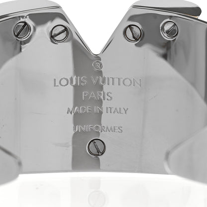 Louis Vuitton Metal Essential V Cuff Silver 4 of 4