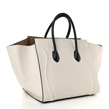 Celine Bullhide Medium Phantom Luggage White 3 of 15