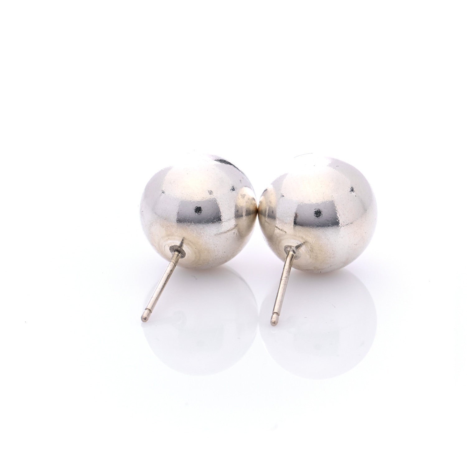Tiffany Sterling Silver 14mm HardWear Ball Earrings 4 of 4