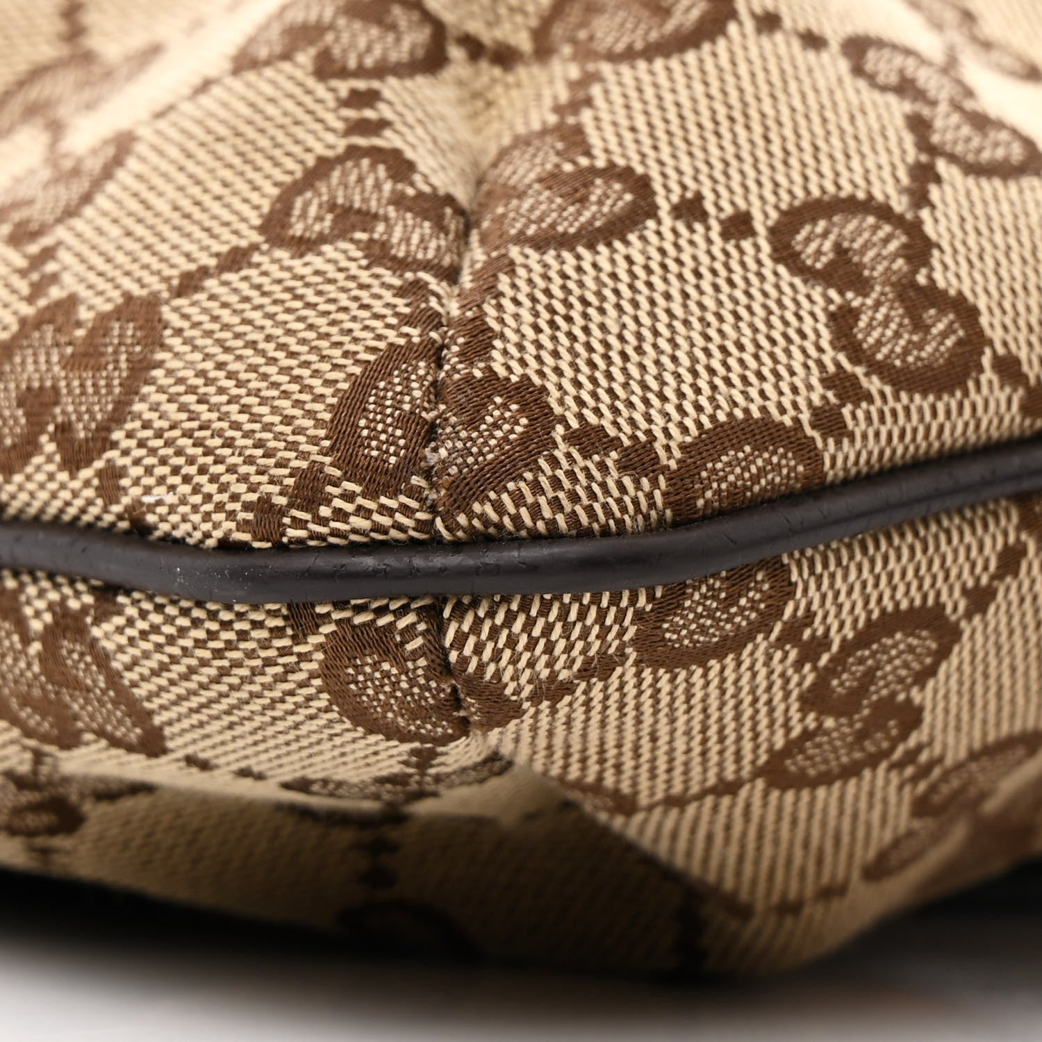 Gucci Monogram Web Small Flat Messenger Crossbody Dark Brown 10 of 12