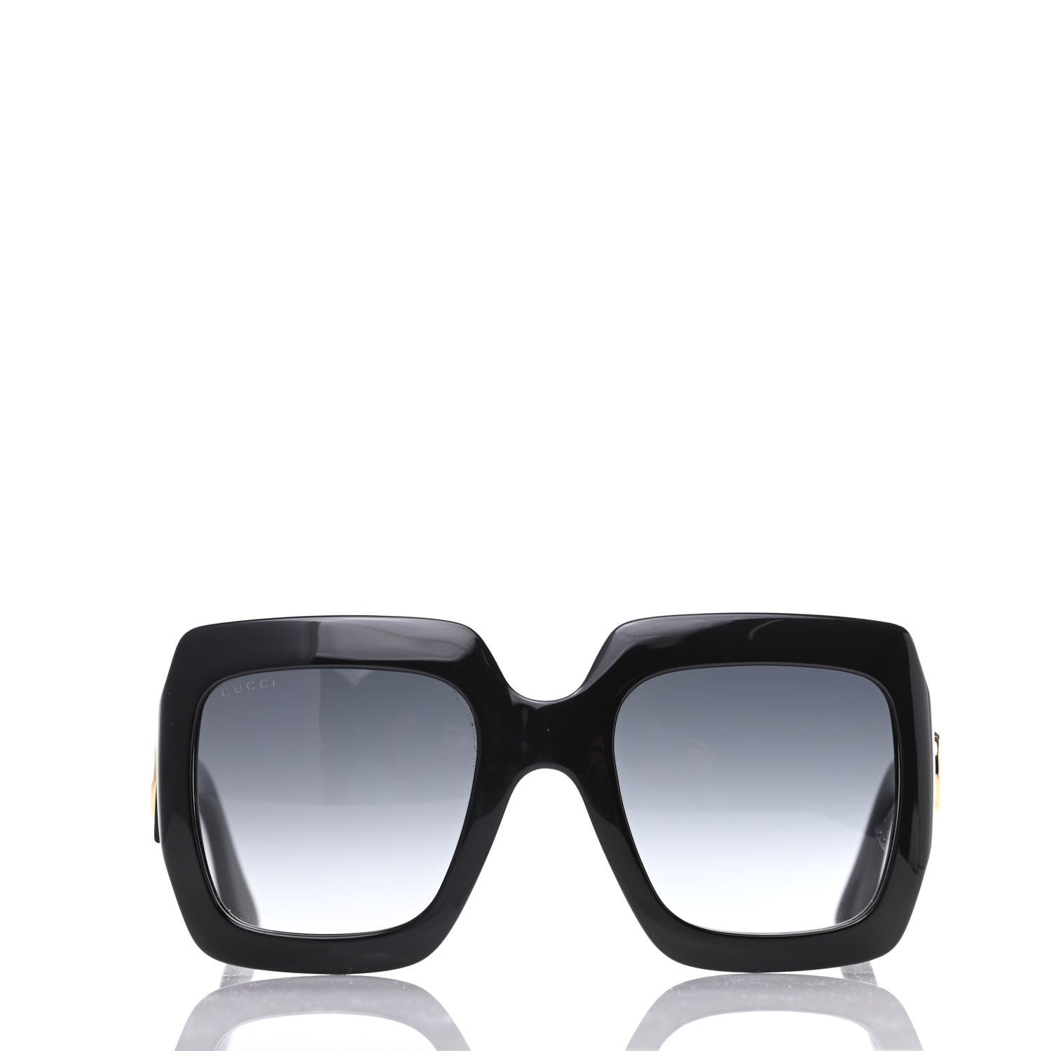 Gucci Acetate Square Frame Sunglasses GG3826S Black 2 of 8