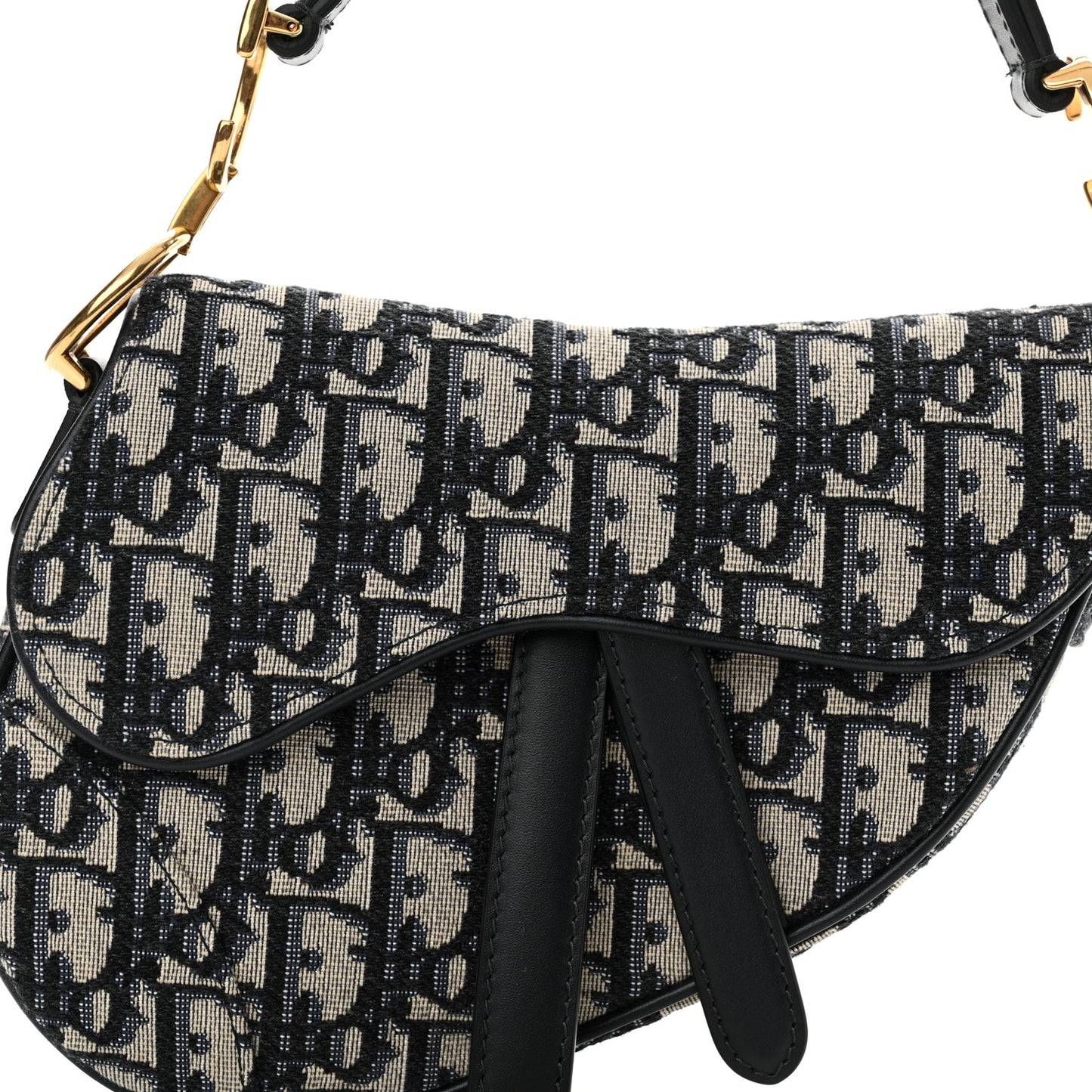 Oblique Mini Saddle Bag Blue