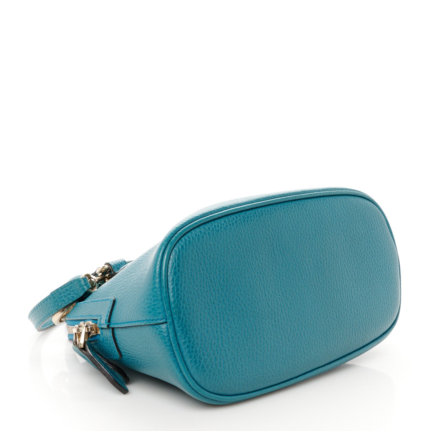 Gucci Dollar Calfskin Small GG Charm Dome Bag Cobalt 4 of 11