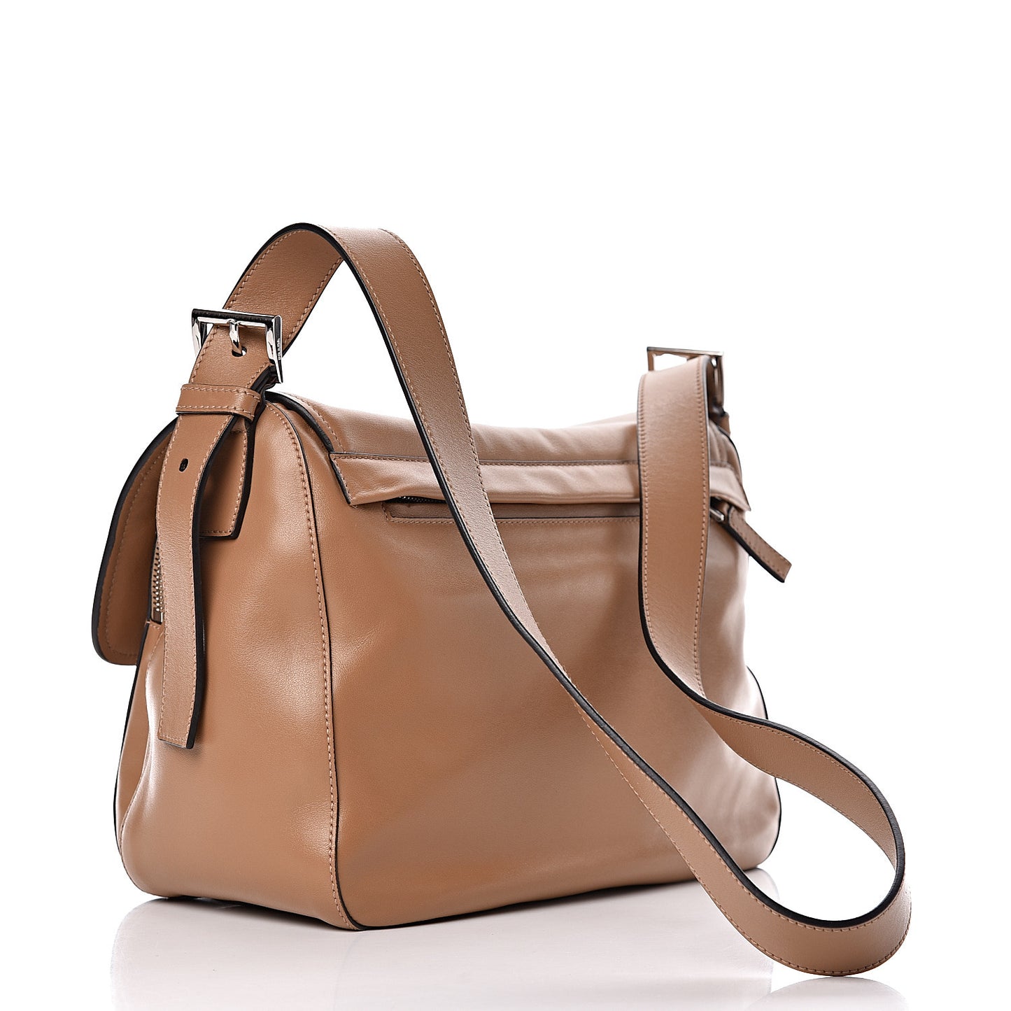 Soft Calf Messenger Bag Caramel