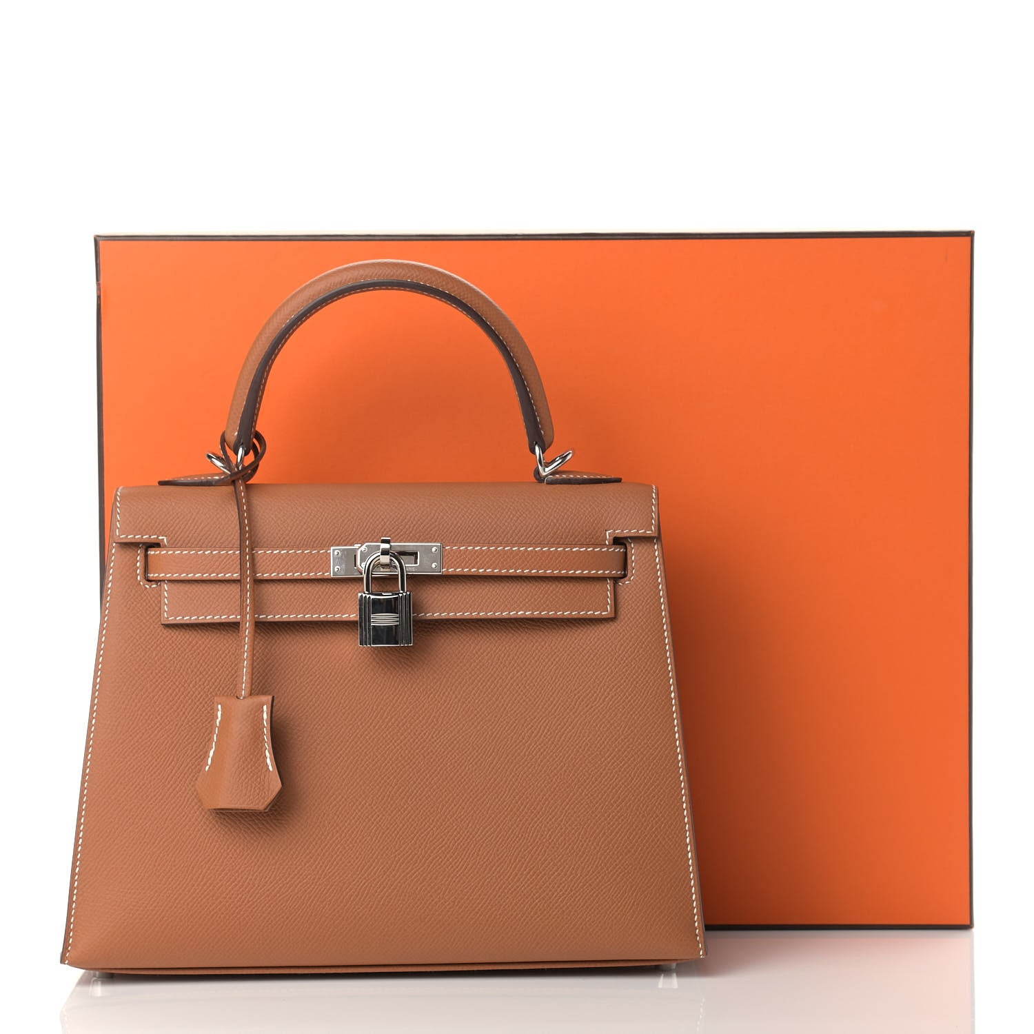 Hermes Epsom Kelly Sellier 25 Gold 12 of 12