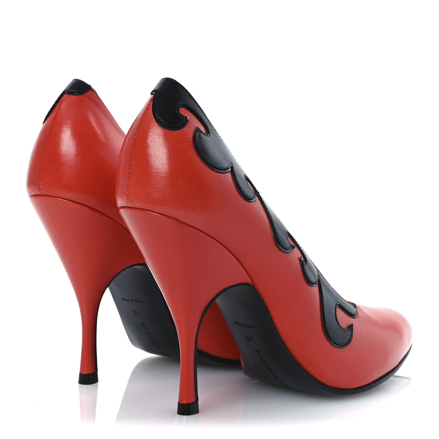 Nappa Scarpa Flame Pumps 39 Poppy Black