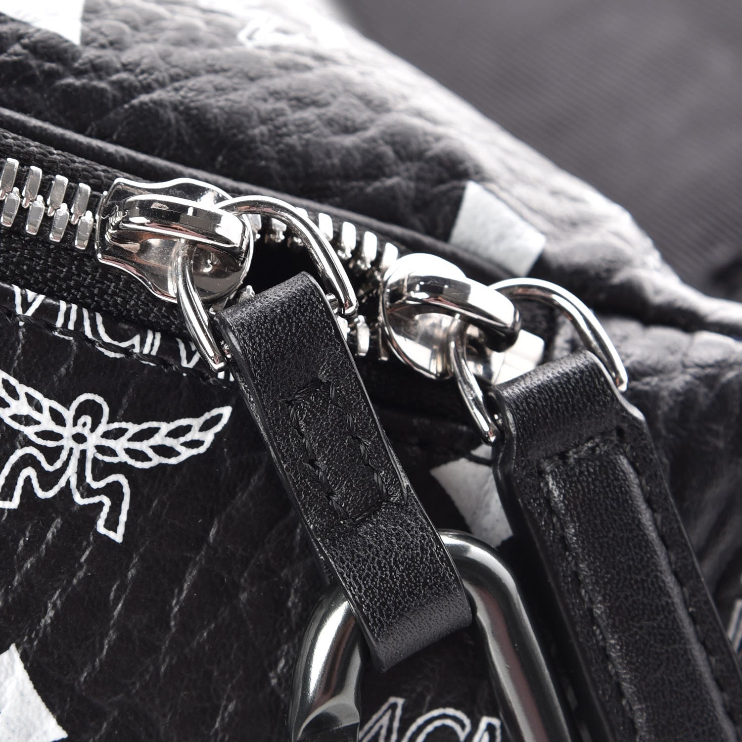 MCM Visetos Stark Belt Bag Black 9 of 9