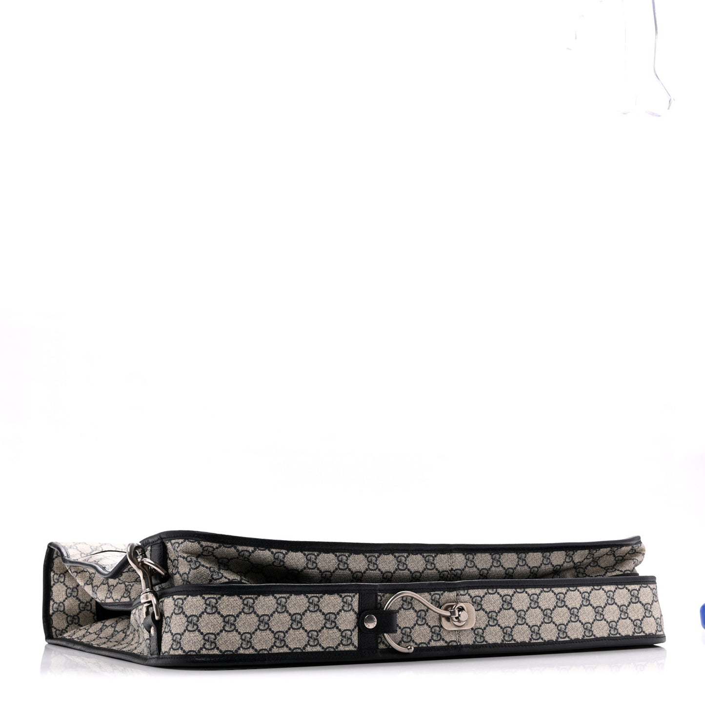 GG Supreme Monogram Web Savoy Garment Bag Beige Blue