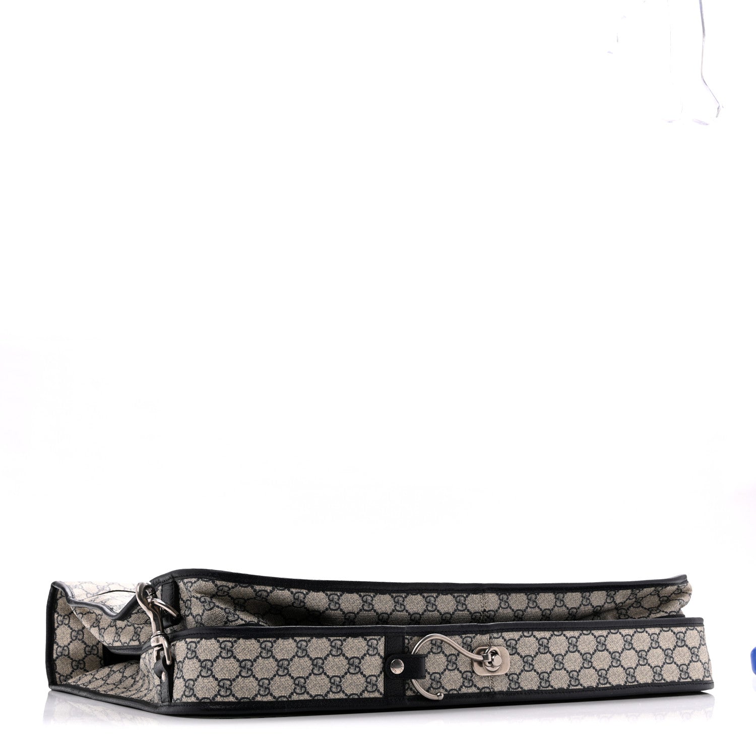 Gucci GG Supreme Monogram Web Savoy Garment Bag Beige Blue 7 of 14