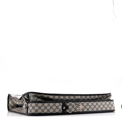 Gucci GG Supreme Monogram Web Savoy Garment Bag Beige Blue 7 of 14