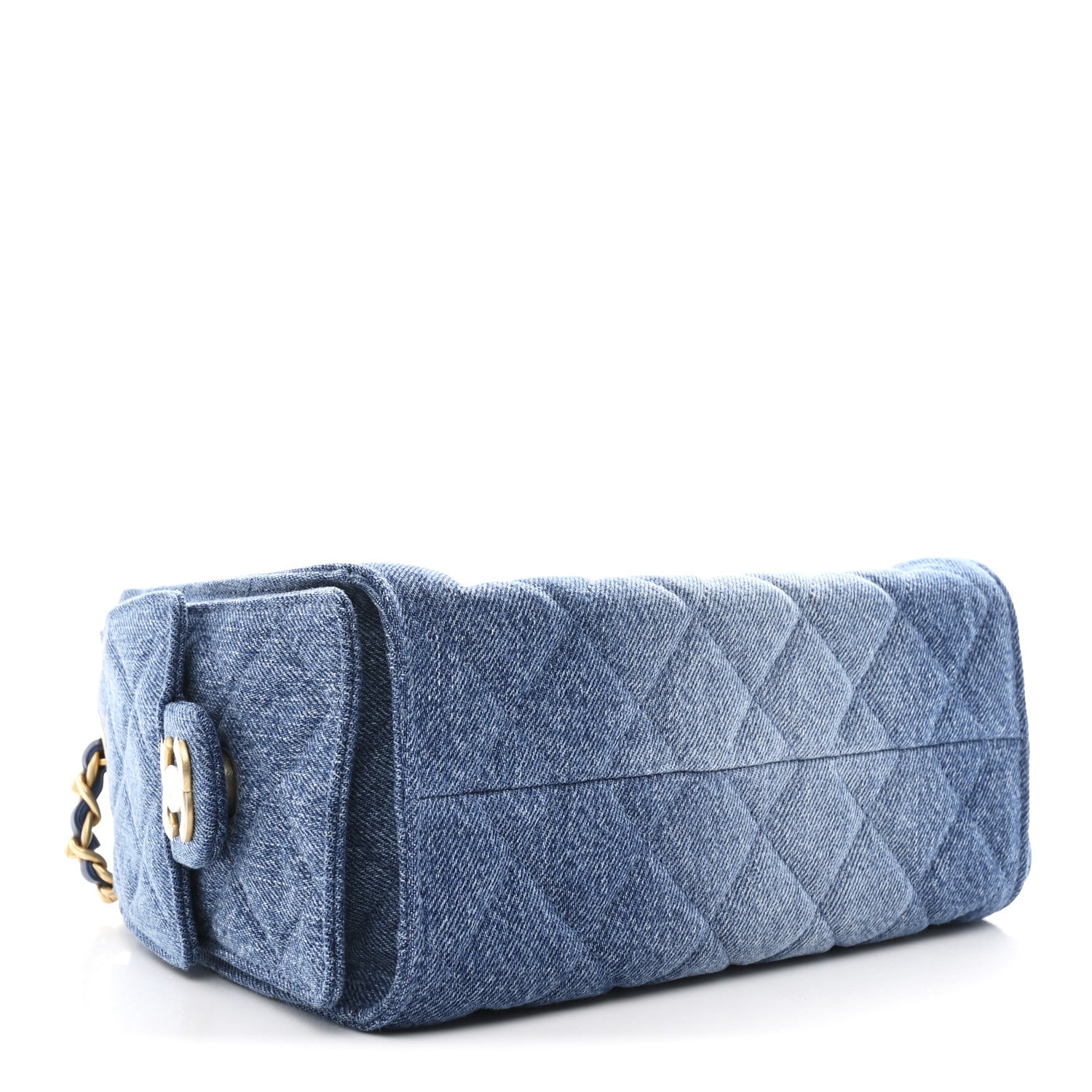 Chanel Washed Denim Quilted Mini Chanel 25 Handbag Blue 1808663