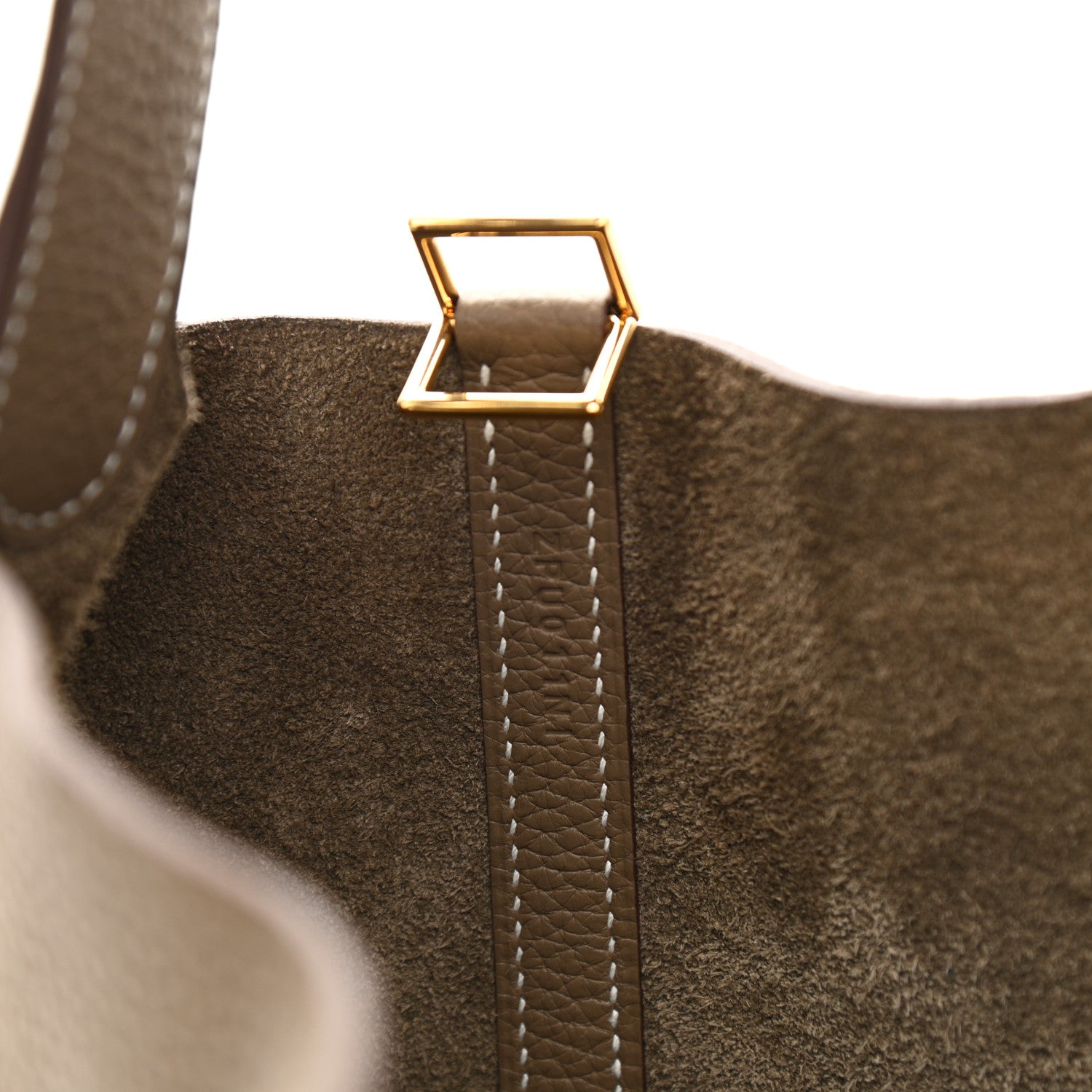 Hermes Taurillon Clemence Picotin Lock 22 MM Etoupe 7 of 11