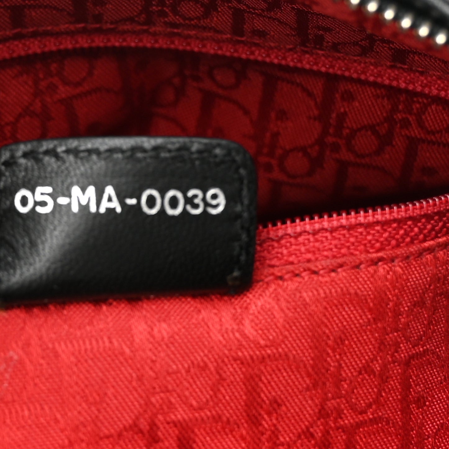 Lambskin Cannage Large Lady Dior Black