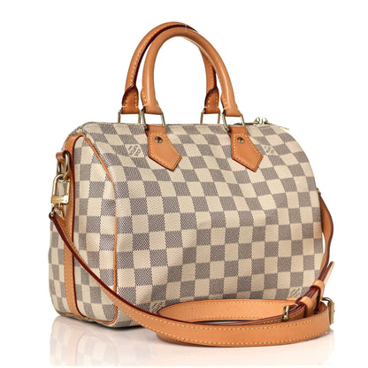 Louis Vuitton Damier Azur Speedy Bandouliere 25 3 of 15