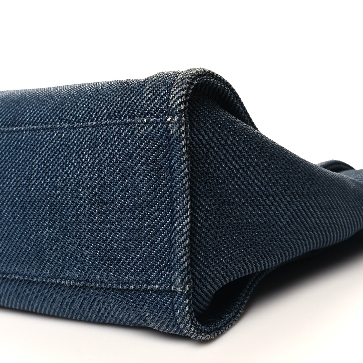 Mixed Fibers Large Deauville Tote Blue