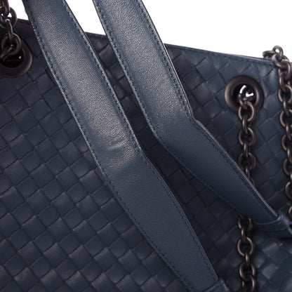 Bottega Veneta Nappa Intrecciato Medium Tote Denim 19 of 20