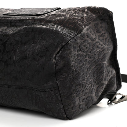 Givenchy Calfskin Leopard Embossed Large Pandora Black 10 of 13
